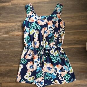 Floral Print Romper